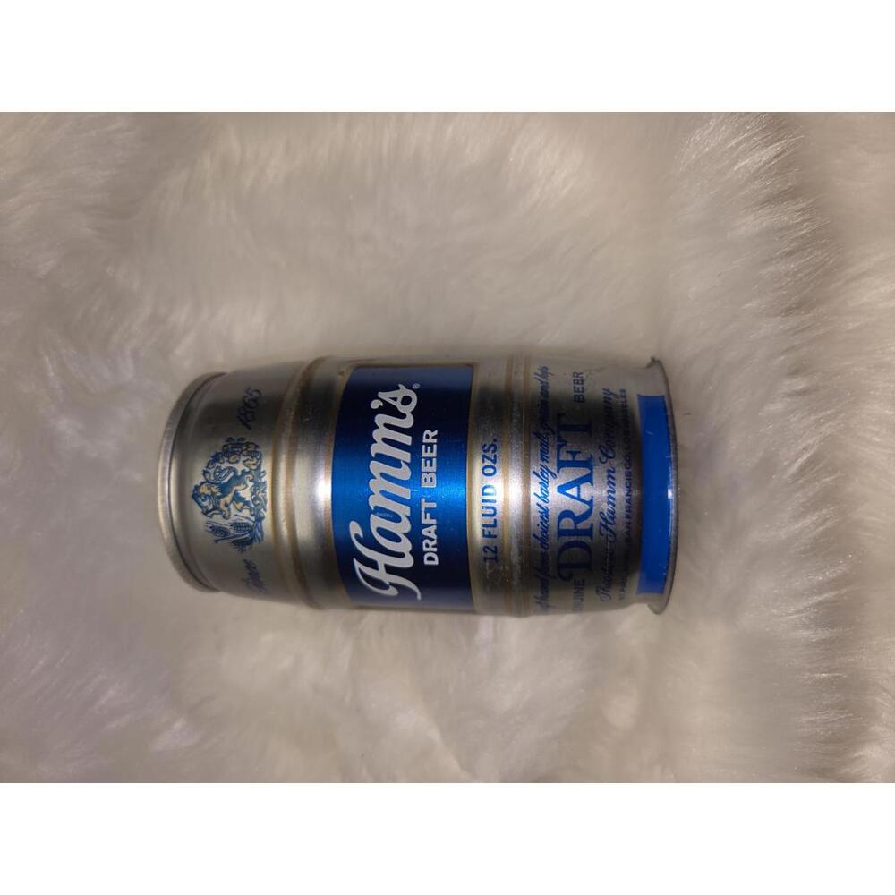 Vintage Hamm's Draft Beer Mini Keg Can 12 Fluid Oz
